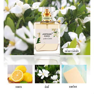 *COCO2205* Gardenia Fragrance Perfume 50ml. น้ำหอมกลิ่นดอกพูด น้ำหอมกลิ่นดอกไม้  ပန်ဥယာဥ်ရနံ့ရေမွှေး 50 မီလီလီတာ