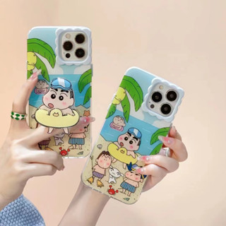 🧡ส่งของขวัญ🧡เคสไอโฟน 14 Pro Max 13 12 11 เคส for เคสไอโฟน11 กรอบบิสกิต การ์ตูน พกง่ายๆ พร้อมขาตั้ง การป้องกันการตก Case