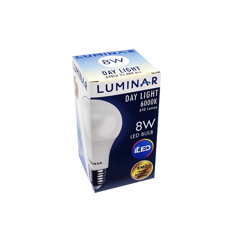 หลอดไฟ LED BULB LUMINAR 8W DAYLIGHT