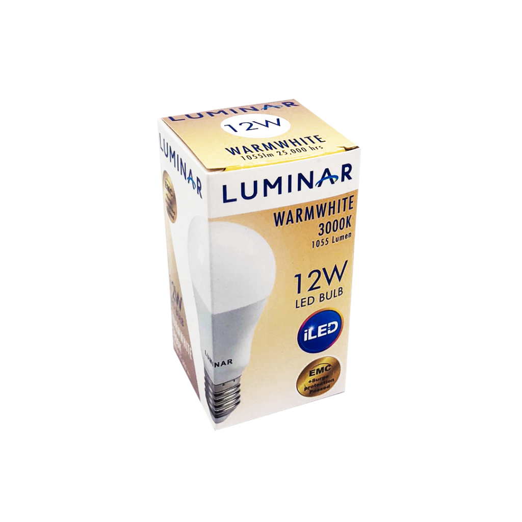 LAMP AND LIGHT - LUMINAR LED BULB E27 12W 1055 lumen WARMWHITE 3000K