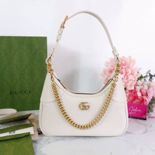 [ทักแชทก่อนสั่งซื้อ] Gucci aphrodite  small shoulder bag ถ่ายจากสินค้าจริง อุปกรณ์ครบ fullset