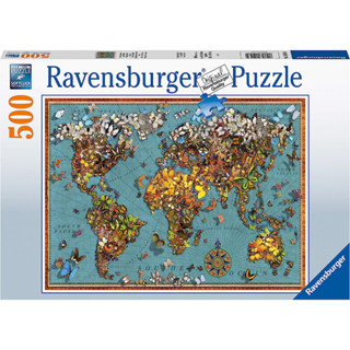 จิ๊กซอว์ Ravensburger - World of butterflies  500 piece (ของแท้ มีสินค้าพร้อมส่ง)