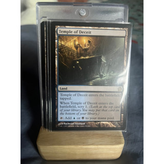 การ์ด MTG Temple of Deceit Land Magic the gathering EDH รุ่น Theros สภาพ Ex-Nm