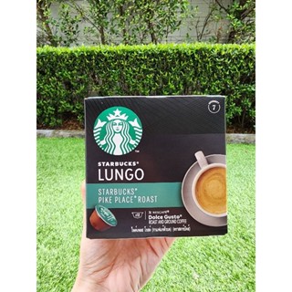 ส่งฟรี แคปซูล​กาแฟ​  Nescafe Dolce GustoStarbucks LUNGO PIKE PLACE ROAST