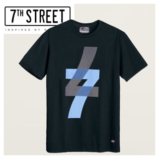 7th Street เสื้อยืด รุ่น RSN006 สีกรมท่า