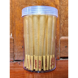 กระดาษโรลพันสำเร็จ รุ่นเผาไหม้ช้า 30ชิ้น Pre-Rolled Cones110mm slow brun Natural Hemp Rolling Paper King Size Paper