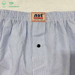 ลาย F039 บ๊อกเซอร์ (FREESIZE) Nut Boxer ผ้าเชิ้ต ไม่มีตะเข็บ ผ้าคอตตอน100% ​cotton​ กางเกงบ๊อกเซอร์ทรงเกาหลี