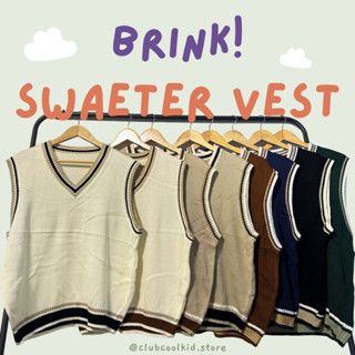 Brink! Vest เสื้อกั๊กOversize ( 3 tone ตัดสามสี มินิมอลมาก)