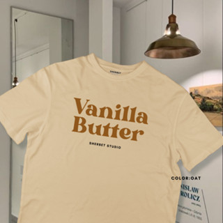 เสื้อยืดลาย Vanilla butter | sherbet teeshop