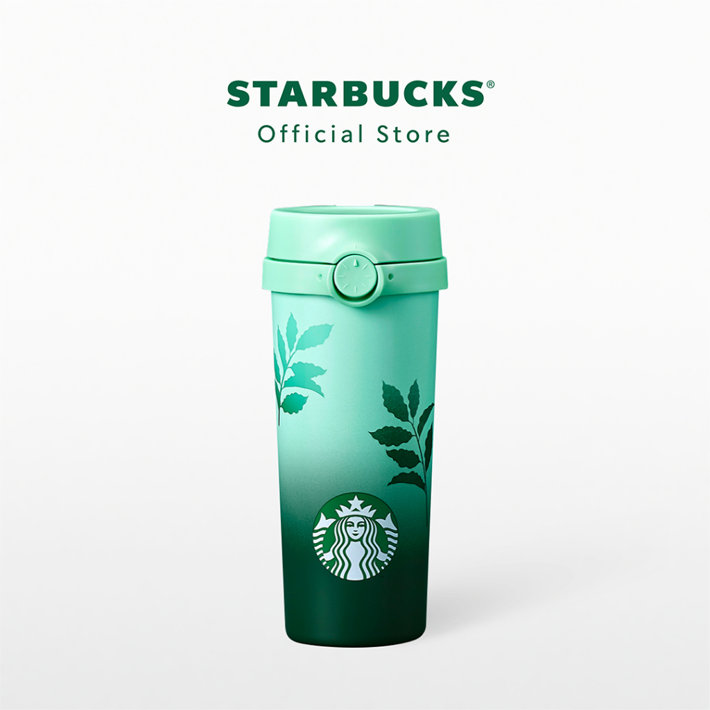 Starbucks Stainless Steel New Greens Gradient Siren Tumbler 16oz. ทัมเบลอร์สตาร์บัคส์สแตนเลสสตีล ขนาด 16ออนซ์ A11143694