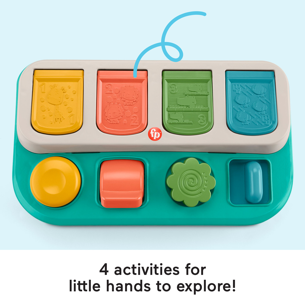 Fisher-Price صندوق مفاجآت Busy Buddies ‏HLM54 — صورة 5