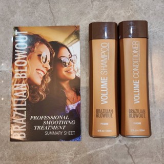 Brazilian Blowout Volume Shampoo/Conditioner 350 ml แชมพู ครีมนวด สำหรับยก และเพิ่มวอลลุ่มให้แก่เส้นผม