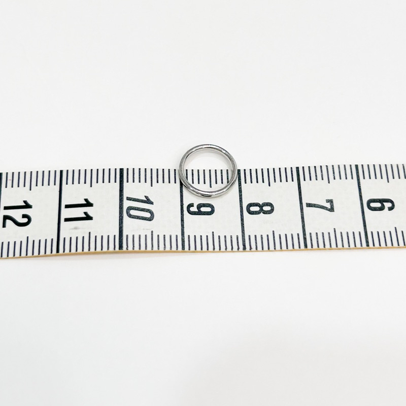 MM02017 วงกลม ชุดตัวปรับสีเงิน ชุดตัวปรับ วงใน 8 มม. 12 ชิ้น