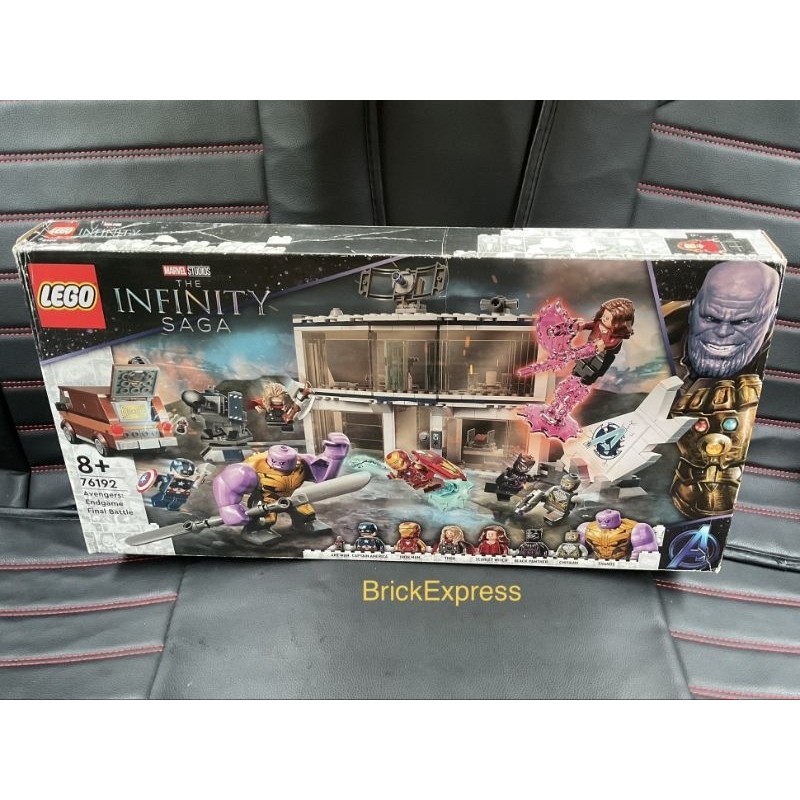 LEGO 76192 Marvel Avengers Endgame Final Battle กล่องนอกไม่สวย แต่ซองในกล่องใหม่ ซีลสวยงาม