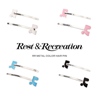 New พร้อมส่ง Hairpin💥 กิ๊บแบรนด์Rest&amp;Recreation เกาหลีของแท้ 💯 หิ้วมาเองกับมือค่ะ