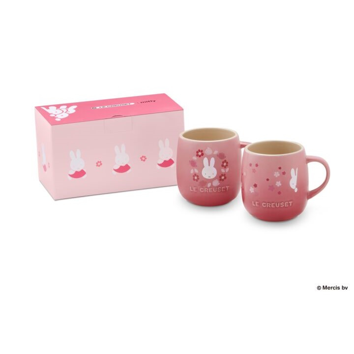 เซ็ต แก้ว2ใบ ขนาด 380ml Set of 2 380ml U Mug Miffy Decal
