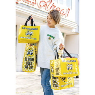 F.B.D MOON Eyeball Eco Tote Bag S [MG953S]ระเป๋าลดโลกร้อน