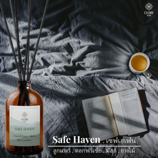 Reed Diffuser (100 ml) กลิ่น Safe Haven สงบ อบอุ่น ปลอดภัย | อวล | ก้านไม้หอม ก้านไม้หอมปรับอากาศ