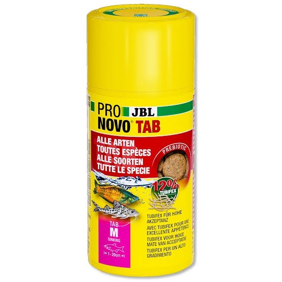 JBL Pronovo Tab M -  อาหารเม็ดพรีเมียมสำหรับปลาตู้ทั้งหมด ขนาด: 100 มล.