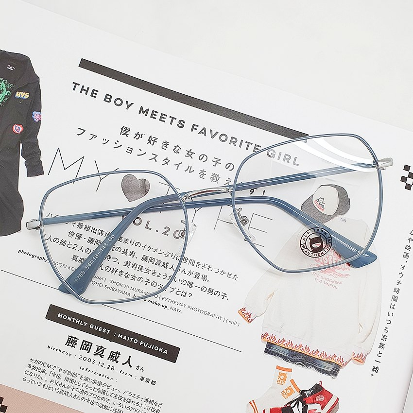 [ใส่โค้ด  HAPPDEC ลด 20] ALP Blue Block Transition Glasses แว่นกรองแสงเปลี่ยนสี ทรงเกาหลี เลนส์ออโต้ รุ่น ALP-SN0068 แถมกล่องและผ้าเช็ดเลนส์กันรังสี UV, UVA, UVB