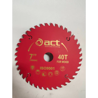 ACT ใบเลื่อยวงเดือนคาร์ไบท์ 7นิ้ว สำหรับตัดไม้ 24T 30T 40T 60T
