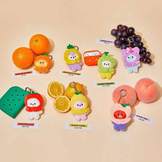 พร้อมส่ง BT21 MININI FRUITS KEYRING พวงกุญแจผลไม้