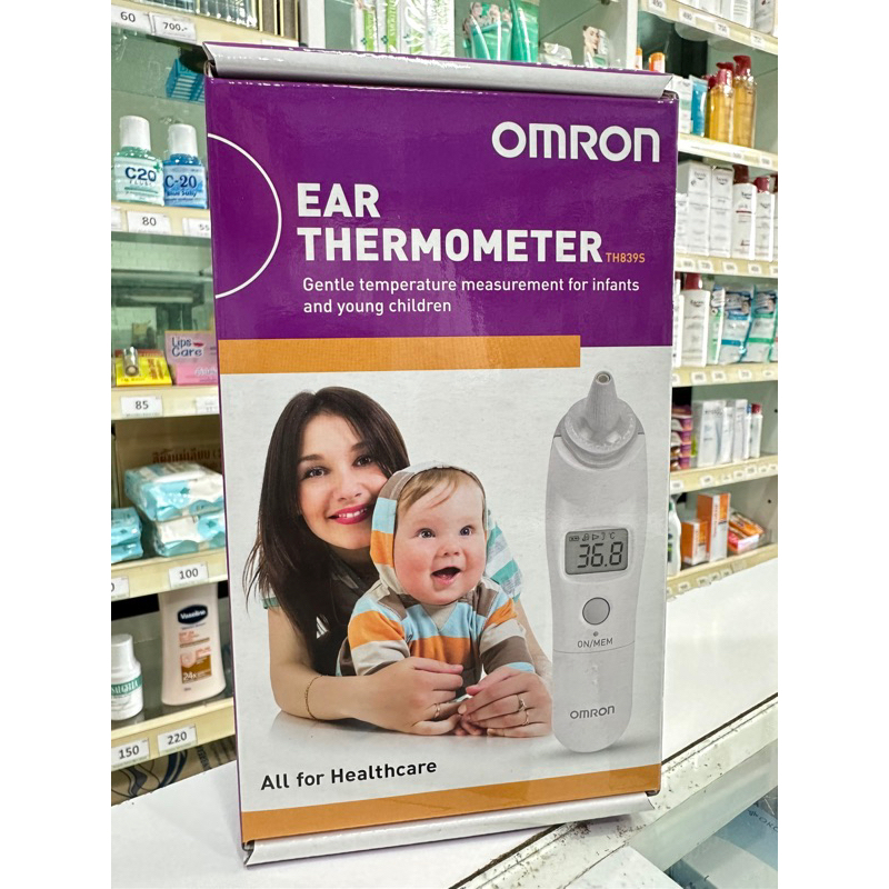 Omron Ear Thermometer ปรอทวัดไข้ทางหู ออมรอน ปรอทดิจิตัล ของแท้จากบริษัท