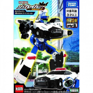 หุ่นยนต์ รวมร่าง ประกอบร่าง ของแท้ Takara tomy tomica jb01 policelabor nissan GT-R