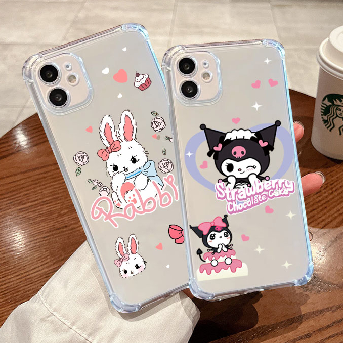 เคสซิลิโคน เคสโทรสัพท์ลายการ์ตูนน่ารักๆ สำหรับ SAMSUNG A02 A02S A03 A03S J7 J710 J7Pro J7Plus J7Prime A12 ใสกันกระแทก