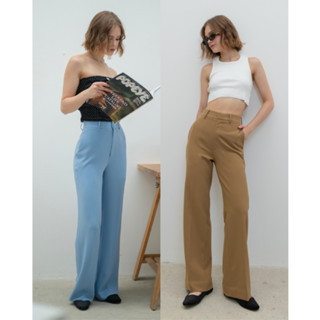 MIST OF RAIN - Classic Straight Pants กางเกงขาตรง