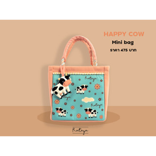 Rataya กระเป๋าถือขนาดเล็ก Happy Cow Mini Bag