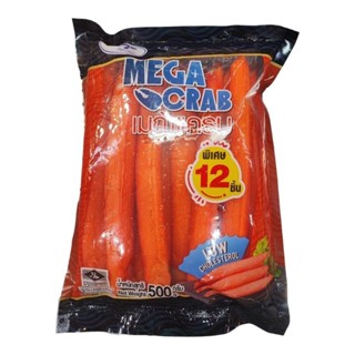 ปูอัด ตรา เมก้าแครบ MEGA CRAB ขนาด 500 กรัม X 1 แพค