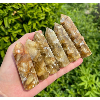 1 Pc Golden Mica Tower, Gold Flash Lepidolite Tower, Crystal Tower,Crystal Collection, Crystal Specimen, Home Decoration