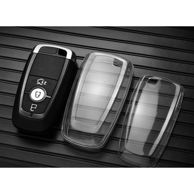 เคสใสซีทรู  รีโมท Ford Next Gen Everest  Ranger Raptor  2022 Keyless 2 และ 3 ปุ่ม   ปกป้องรีโมท (Ultra Thin See Through - รูปที่ 2