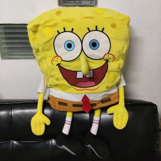 ตุ๊กตาสปันจ์บ็อบ SpongeBob ไซส์ใหญ่เบิ้ม มือสอง ลิขสิทธิ์แท้พร้อมส่ง🧽