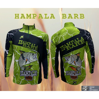 เสื้อตกปลา JK Thailand  เสื้อกันยูวี สำหรับกีฬากิจกรรมกลางแจ้ง ลาย HAMPALA BARB  ป้องกันรังสี UV 80% แห้งเร็ว