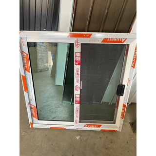 [สินค้ามี รับประกัน!!] หน้าต่างอลูมิเนียมบานเลื่อน 100x120 หน้าต่างบานเลื่อนรวมวงกบ