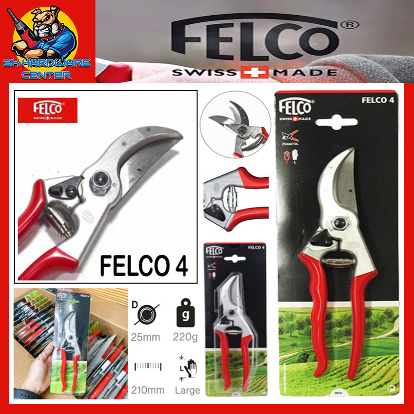 กรรไกรตัดแต่งกิ่งไม้ FELCO 8.5นิ้ว รุ่น FELCO 4 (made in swiss) ของแท้