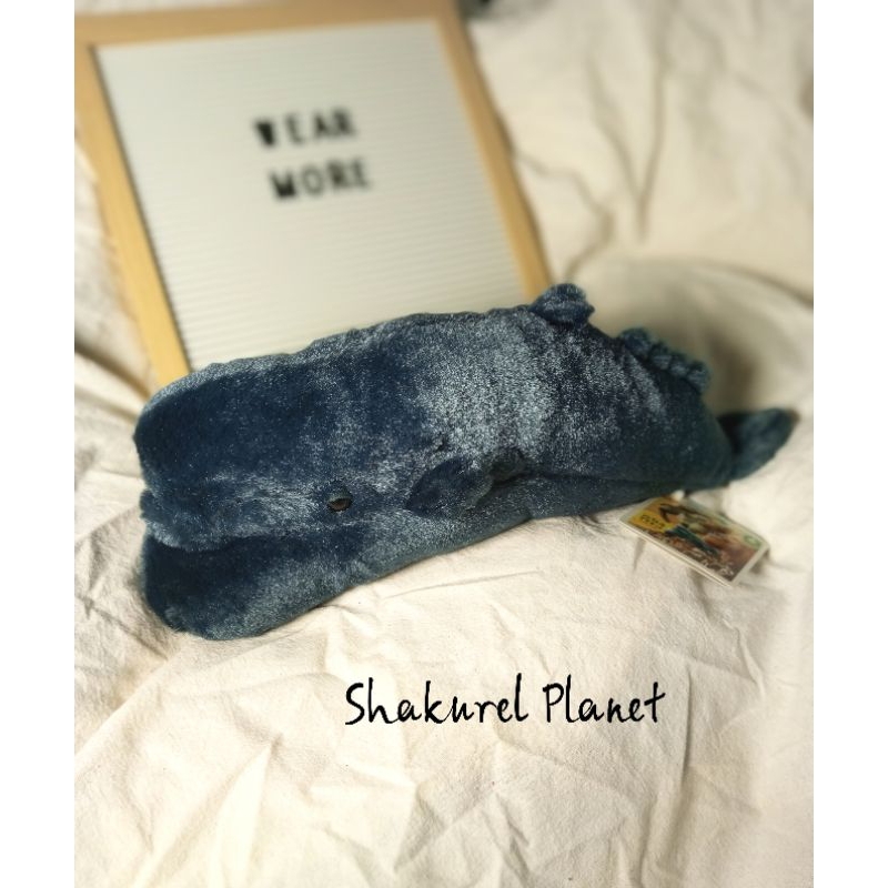วาฬ🐋 ตุ๊กตาคางทูม ขนาด13นิ้ว ตุ๊กตาปลาวาฬ (Shakurel planet)