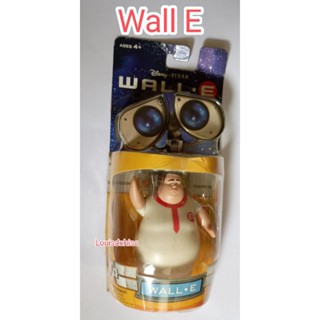 Disney Pixar wall E Wall-E Axioms Captain 4.5" figure  สภาพเก่าเก็บออกเหลืองเล็กน้อย แพคเกจ ไม่สวยvthinkway toys