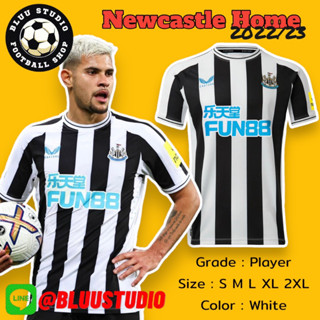 bluu⚽ พร้อมส่งจากไทย🇹🇭 เสื้อบอล นิวคลาสเซิล เหย้า (Player ) ปี 2022/23 Newcastle United Home Jersey 2022/23 เกรดดีที่สุด