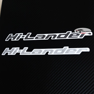 สติ๊กเกอร์ ไวนิล กันน้ำ sticker Hi-Lander ติดฝากระบะท้าย รถกระบะ สำหรับ อีซูซุ ดีแม็ก ไฮ-แลนเดอร์ All new Isuzu D-MAX 20