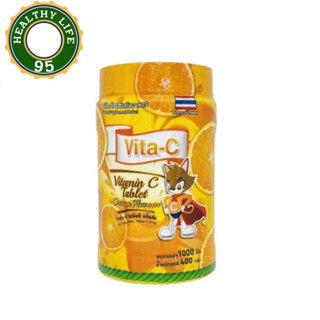 Vita-C ORANGE 25mg T.man ไวต้า-ซี รสส้ม 1000เม็ด/กระปุก