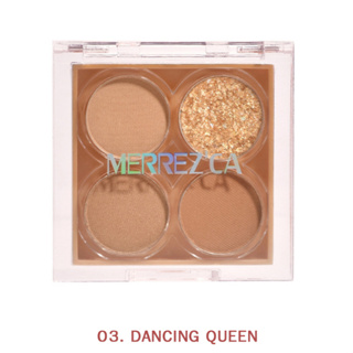 Merrezca Pro Eyeshadow Palette No.03 DANCING QUEEN เมอร์เรซก้า โปร อายแชโดว์ พาเลท