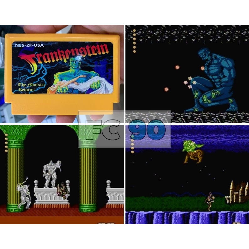 ตลับเกมแฟรงเก้นสไตน์ Frankenstein: The Monster Returns [FC] ตลับมือสอง สำหรับนักสะสมเกมเก่ายุค90 ฟาม