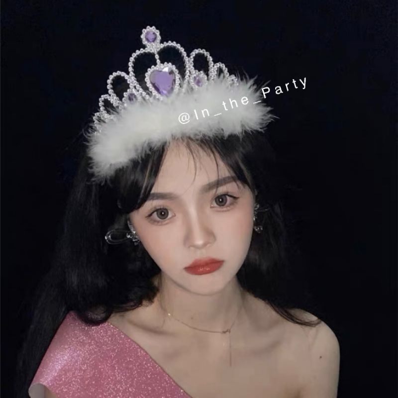 มงกุฎมีขน มงกุฎวันเกิด เจ้าหญิง - รูปที่ 3