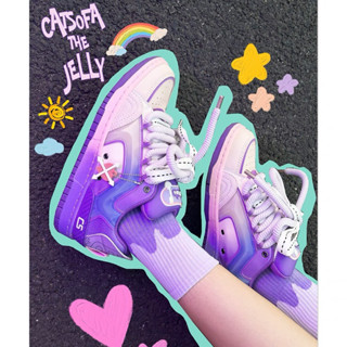 Cat &amp; Sofa The Jelly EASC Real Purple Sneakers