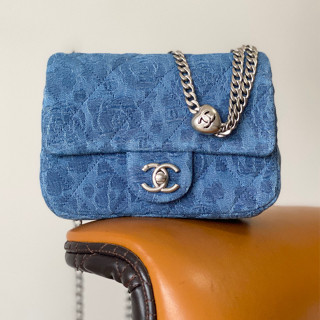 พรี​ ราคา12500 Chanel 2023 Denim กระเป๋าสะพายข้าง กระเป๋าสะพาย20*14*8cm