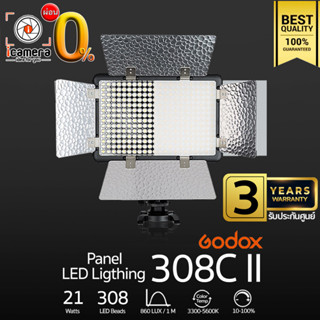 ผ่อน 0%** Godox LED 308C II 21W 3300K-5600K - รับประกันศูนย์ Godox Thailand 3 ปี (308 C II)