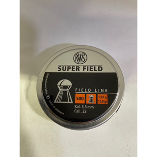 ลูกเบอร์2 SUPER FIELD RWSแท้นำเข้า​ น้ำหนัก 15,9เกรน​ตลับ500นัด